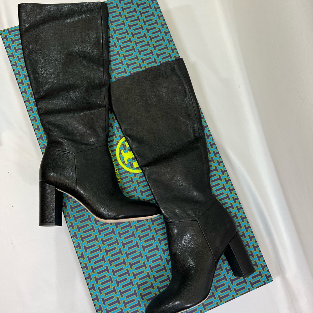 Vince Knee High Heeled Boots 8